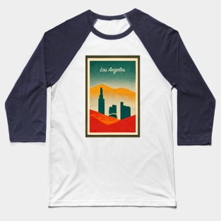 Los Angeles Retro Travel Baseball T-Shirt